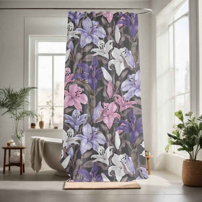 Pretty floral decorative eye-catching   shower curtain (Creator Uploaded)