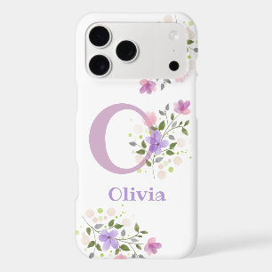 Pretty Floral Design Personalised Cell Phone Case