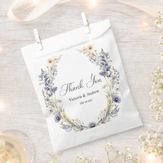 Pretty Floral  Favour Bag