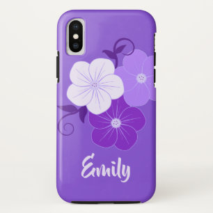 Pretty Floral Illustration iPhone X Case