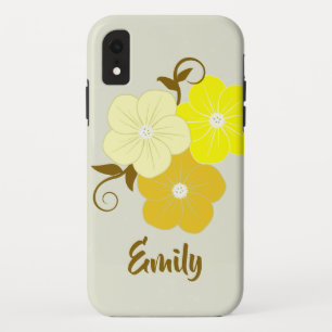 Pretty Floral Illustration iPhone XR Case