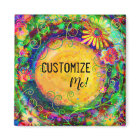 Pretty Floral Inspirivity Customisable Name Fun