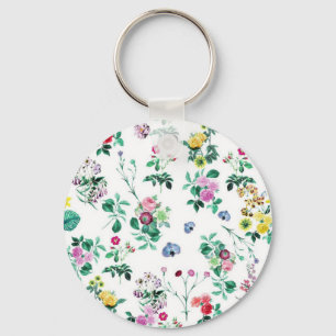 Pretty Floral Key Ring