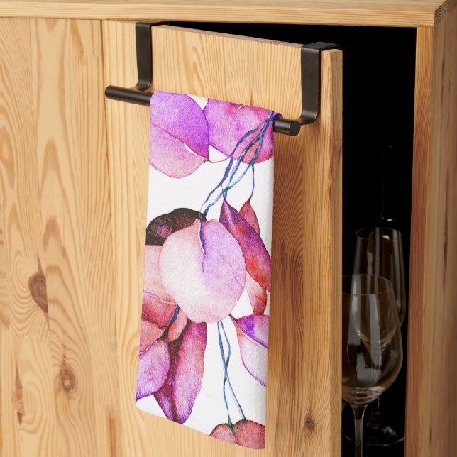 Pretty floral kitchen towels (Thirds Fold)