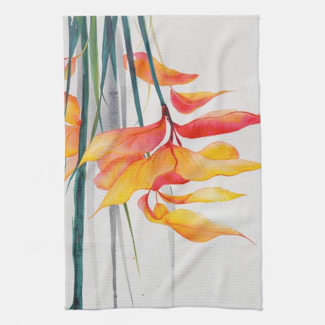 Pretty floral kitchen towels (Vertical)