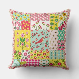 Pretty Floral Nature Style Cushion. Cushion