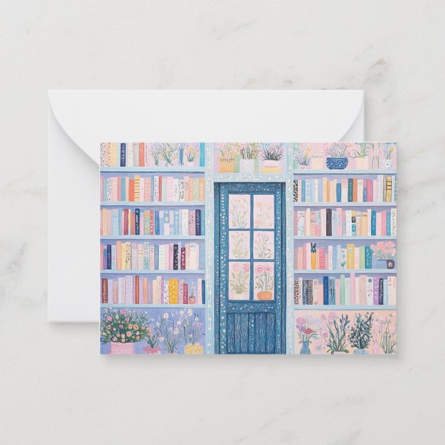 Pretty Floral Note Cards (Back)