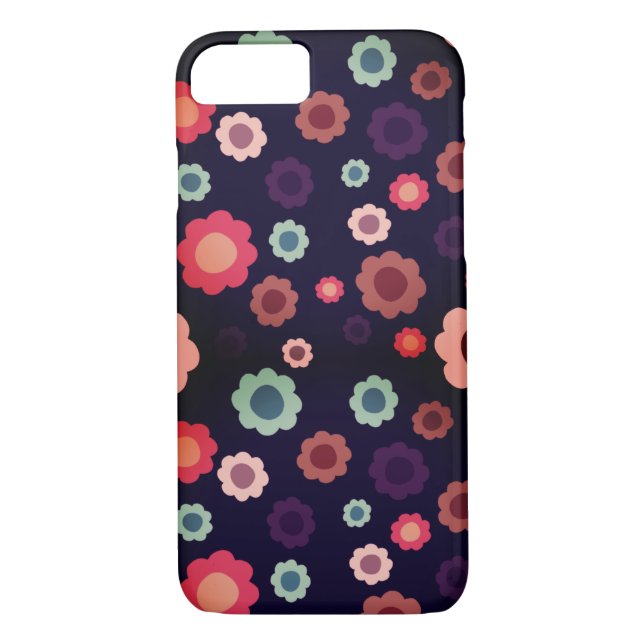 Pretty floral pattern Case-Mate iPhone case (Back)