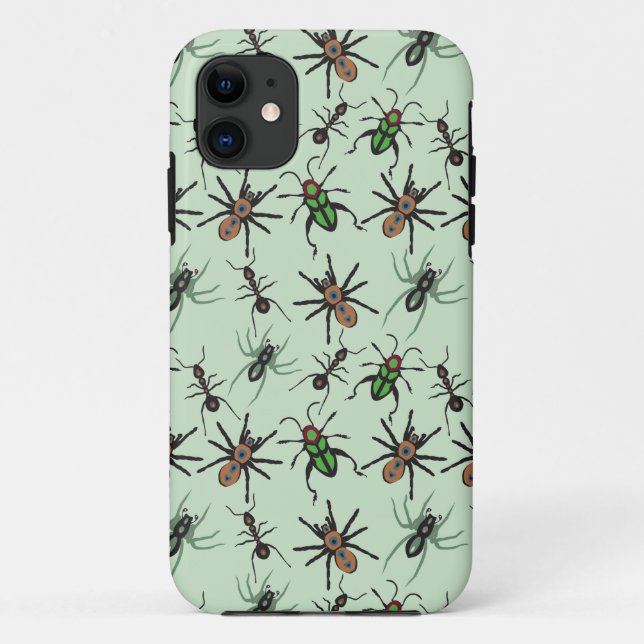 Pretty Floral Pattern Case-Mate iPhone Case (Back)