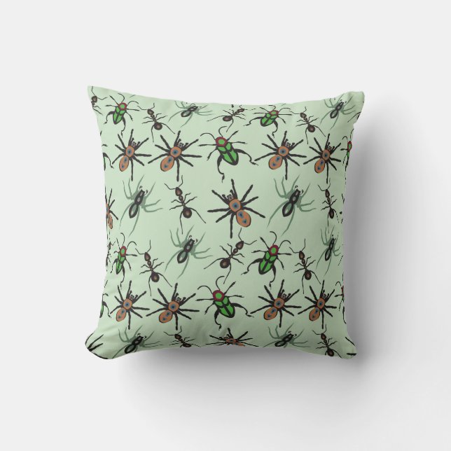 Pretty Floral Pattern Cushion (Front)