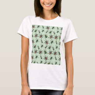 Pretty Floral Pattern T-Shirt
