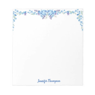 Pretty Floral Personalised Notepad