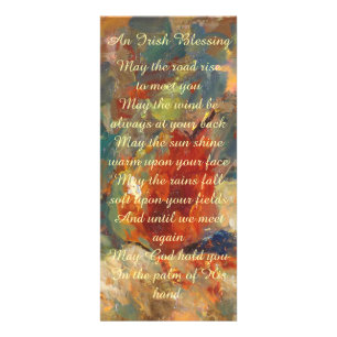 Pretty Floral Still Life Heartfel Condolences Rack Card