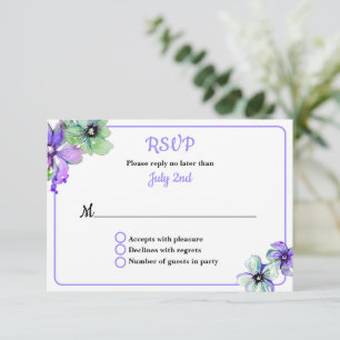 Pretty Floral Wedding Response