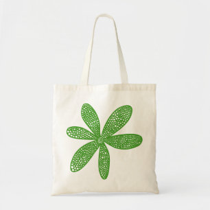 Pretty Flower - Avocado Green Tote Bag