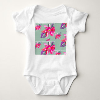 Pretty flower baby  suit baby bodysuit