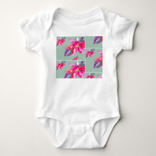 Pretty flower baby suit bodysuit