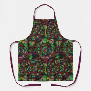 Pretty Flower Burst Abstract Apron