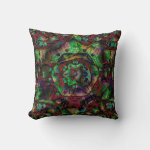 Pretty Flower Burst Abstract Cushion