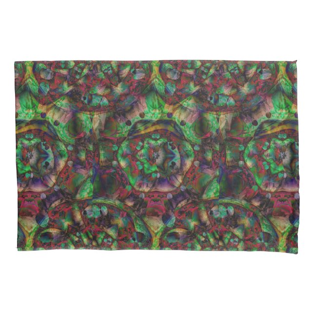 Pretty Flower Burst Abstract Pillowcase (Front)