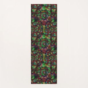 Pretty Flower Burst Abstract Yoga Mat