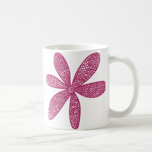 Pretty Flower - Crimson Coffee Mug
