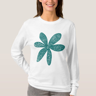 Pretty Flower - Moss Green T-Shirt