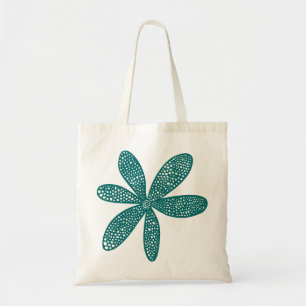 Pretty Flower - Moss Green Tote Bag