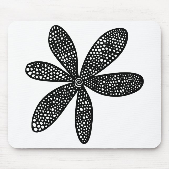 Pretty Flower Mouse Pad (Front)
