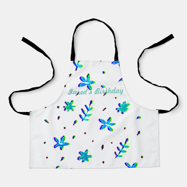 Pretty Flower Party Apron (Front)