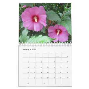 Pretty Flower Photo Calendar