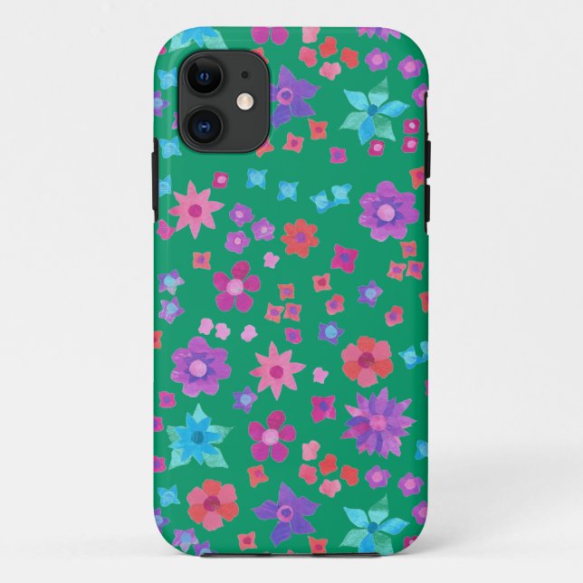 Pretty Flower-Power Iphone 5 CaseMate Barely There Case-Mate iPhone Case (Back)