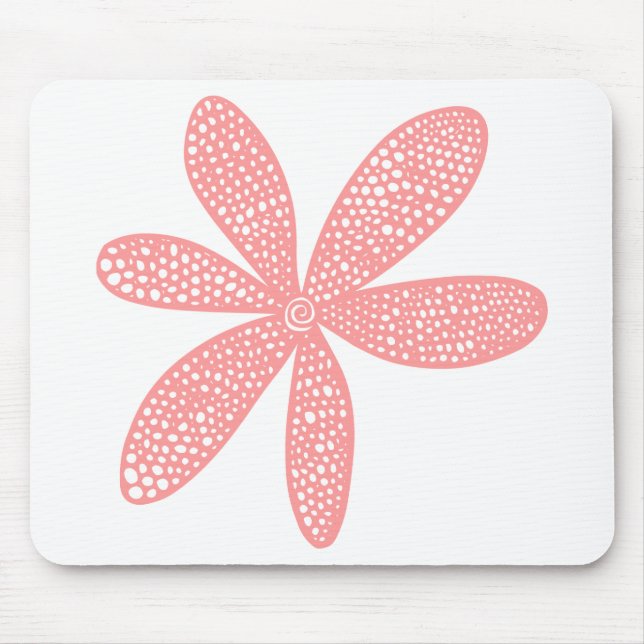 Pretty Flower - Soft Pink Mouse Pad (Front)