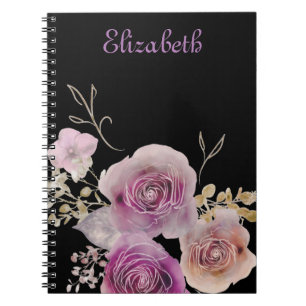 Pretty Flowers Boho Notebook
