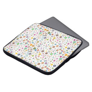 Pretty flowers - colourful laptop sleeve 