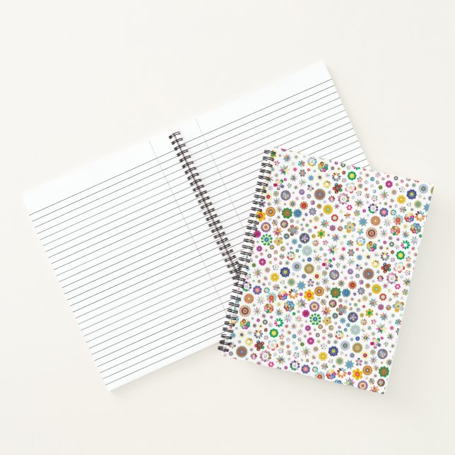 Pretty flowers - Colourful Spiral Notebook (Inside)