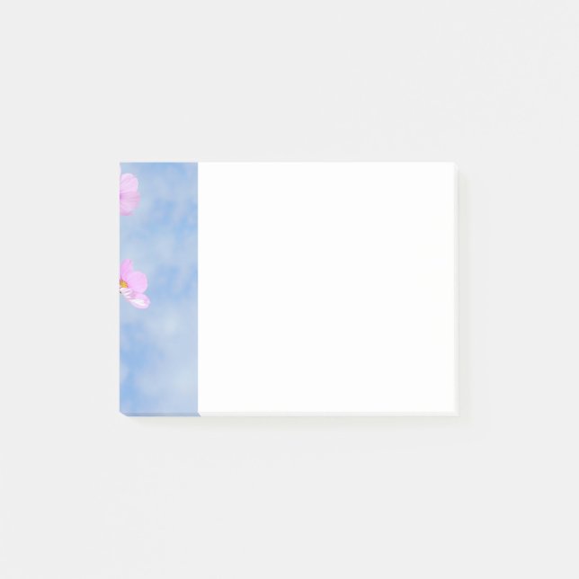 Pretty Flowers Delicate Colours Post-it Notes (Front)