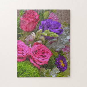 Pretty Flowers Floral Art Puzzle