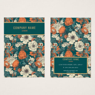 Pretty flowers stud earring display card