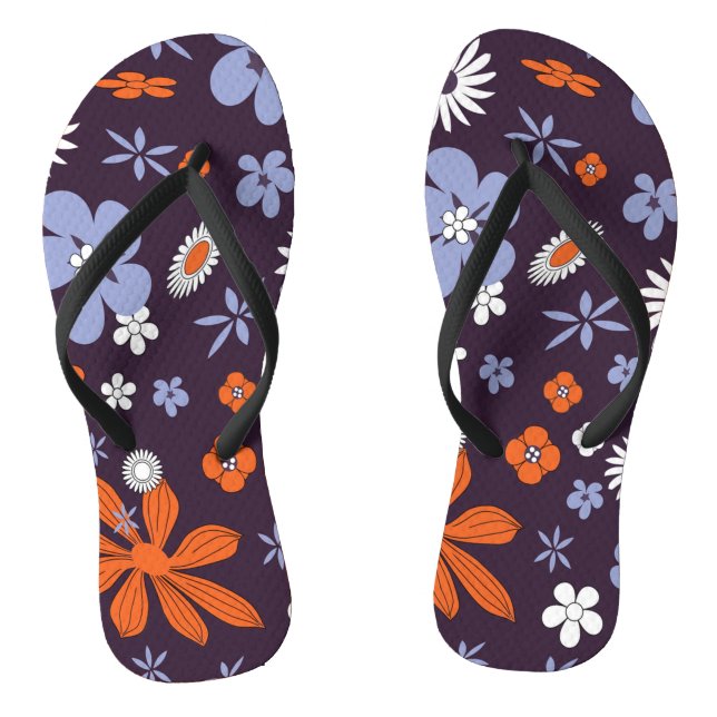 Pretty Flowers  Thongs (Footbed)