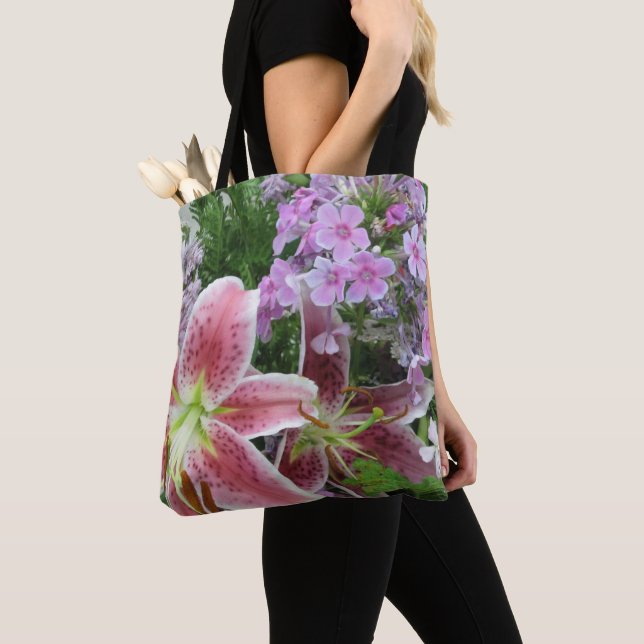 Pretty Flowers Tote Bag (Close Up)