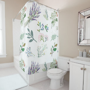 Pretty foliage for nature lovers Greenery leaves Shower Curtain