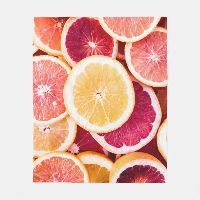 Pretty Food Fleece Blanket (Front)