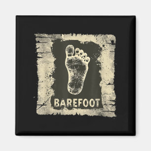 Pretty Footprint Outfit for Summer Barefoot Lovers Magnet