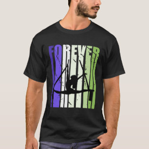 Pretty Forever Air Yoga Fan Loves Aerialist Inspir T-Shirt