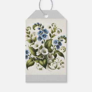 Pretty forget-me-knots gift tags