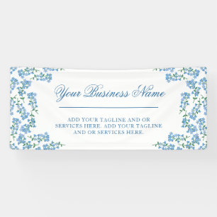 Pretty Forget-Me-Nots Business Banner