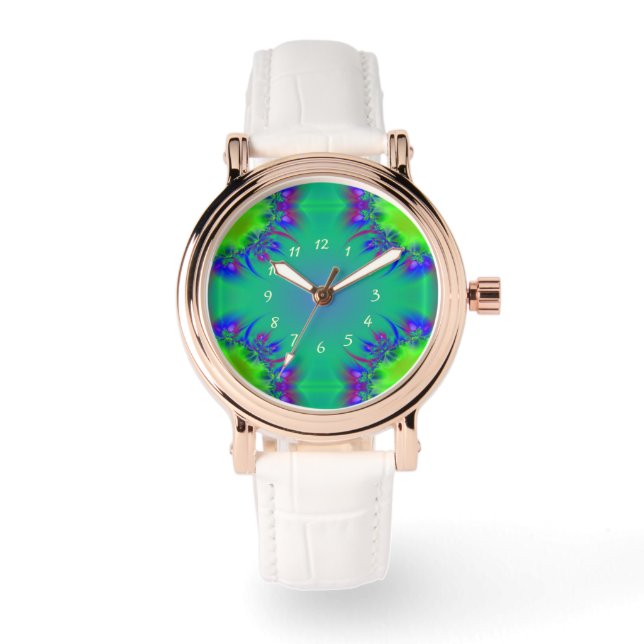 Pretty Fractal Design Watch (Front)