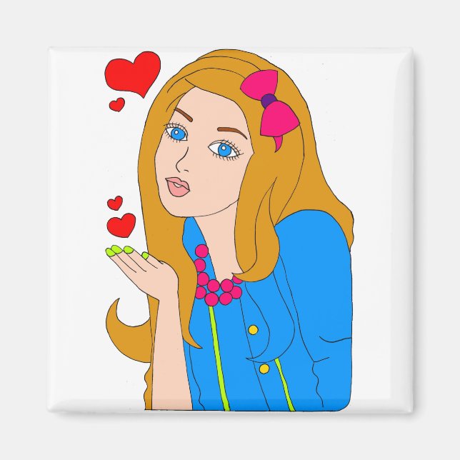 Pretty girl magnet (Front)