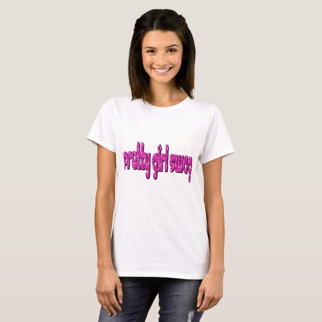 Pretty Girl Swag Women's Basic T-Shirt (Front Full)
